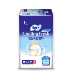 쏘피 쿨링프레쉬 안심숙면팬티 M 8P