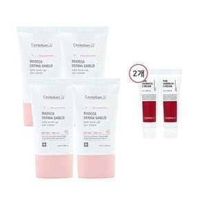 마데카 톤업 선크림 50ml SPF50+ 4개 + 더 마데카 크림 15ml ...