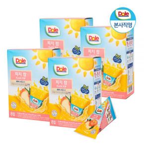 Dole 후룻팝 피치 4박스 32팩 복숭아 주스