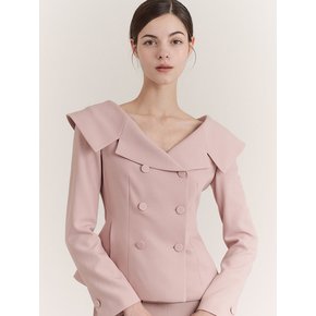 Ellen Jacket (Cream/Pink/Black)