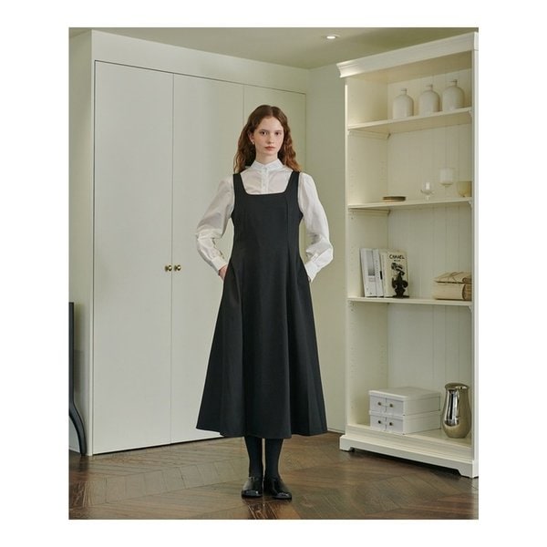 핏 앤 플레어 뷔스티에 원피스 (VMOAA7507)