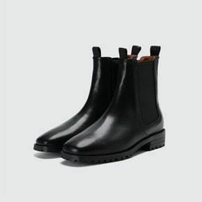 [최초가 108,000]  스퀘어 미들 첼시부츠 S23W117BK_black