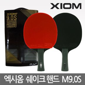 엑시옴 챔피온 M9.0S 쉐이크핸드 탁구라켓 양면러버