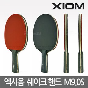 엑시옴 챔피온 M9.0S 쉐이크핸드 탁구라켓 양면러버