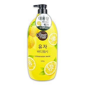 [감성하우스] 샤워메이트 바디워시 1.2kg (유자향) - O