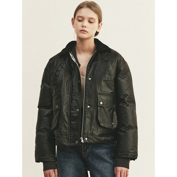 HERITAGE PADDED JUMPER_BLACK