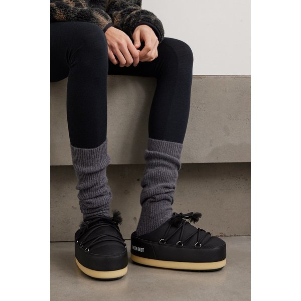 문부츠 EVX 쉘 블랙 뮬 46376663162976156