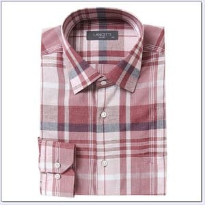 란체티 남성 봄 체크무늬 일반핏 긴소매 와이셔츠 LVS4403RE 외 2