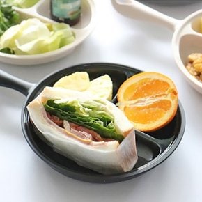 니드락 캠핑 혼밥 다이어트식기 3칸 손잡이 나눔식판