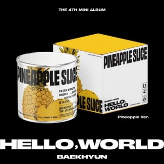 media synnara [CD]백현 - 미니 4집 [Hello, World] (Pineapple Ver.) / Baekhyun - 4Th Mini Album [Hello, World] (Pineapple Ver.)