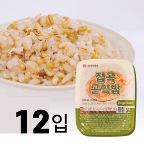 잡곡곤약밥 즉석밥 150gx12개 대신곤약 밥맛은 그대로 칼로리는 반으로
