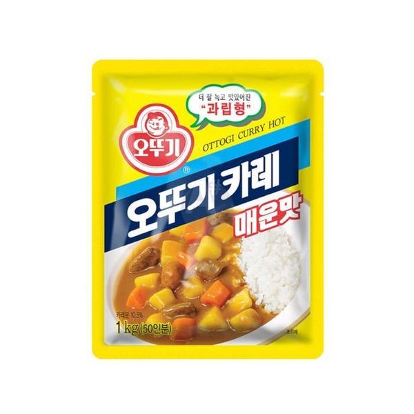 확대된 대표 오뚜기 카레 매운맛 1kg 대용량 업소용 분말카레(1)