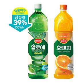 델몬트 오렌지 1.5L 6입+알로에 1.5L 6입