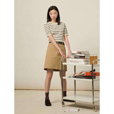 빈폴레이디스 레이온 혼방 스트라이프 풀오버  아이보리 (BF5351C020)