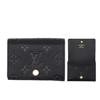 LOUIS VUITTON 루이비통 모노그램 비즈니스 여성 카드 홀더 지갑 블랙 M58456