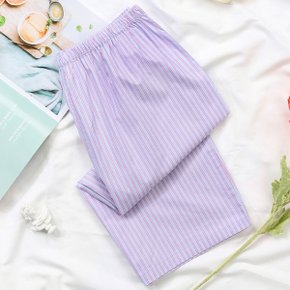 핑크ST 7부 순면 남성 잠옷 파자마 바지