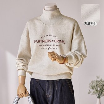 신세계라이브쇼핑 [커스텀에이블] 반목 영문 기모 맨투맨_T2511TS161D