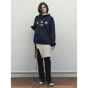 BSM PATCH LOGO HOODY - NAVY