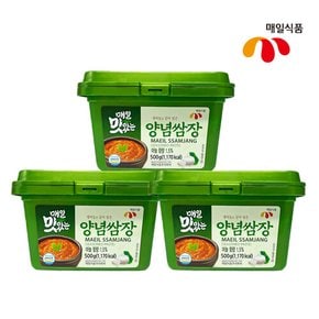 [매일식품] 매일 맛있는 양념 쌈장 500g x 3개