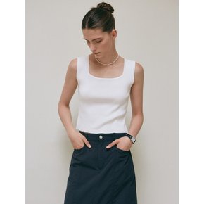 DEEP SQUARE NECK SLEEVELESS_3 COLOR