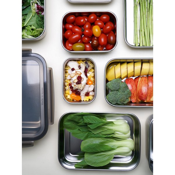 프레쉬락 스텐 밀폐용기 일반형 5호 1500ml