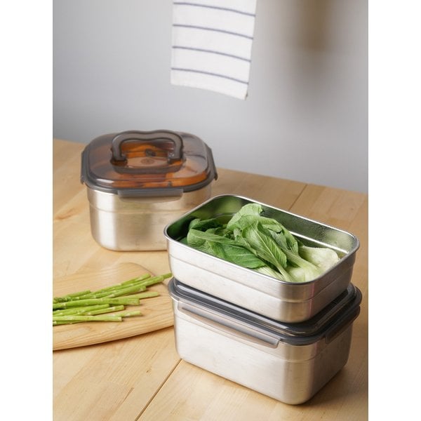 프레쉬락 스텐 밀폐용기 일반형 5호 1500ml