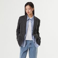 플라스틱아일랜드 박시핏 싱글 자켓 (PR1WJ262)