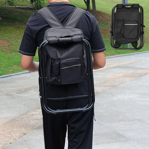 [옷자락] 남성 등산백팩 접이식 의자 포켓 폴딩체어 가방