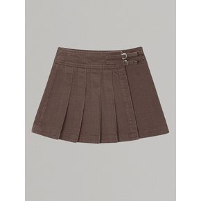 strap skirt (brown)