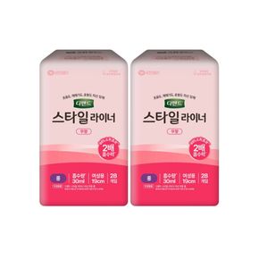 스타일 요실금 라이너 여성용 무향 롱 28매 x 2팩