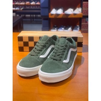 반스 [여주점] (남여공용) 스니커즈 올드스쿨 스웨이드 베이직 (카키) (VN000D6WEMU)