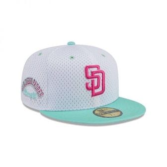 뉴에라 [해외] 1045937 뉴에라 모자 MLB [샌디에이고 파드리스] Throwback Mesh 59FIFTY Hat