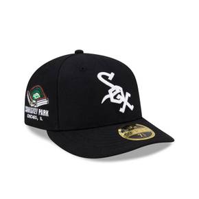 Just Caps 스타디움 패치 시카고 화이트삭스 로우 프로파일 59FIFTY 5950 Fitted Hat 877