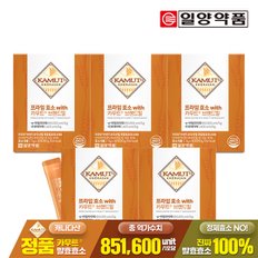 프라임 효소 카무트 브랜드밀 30포 5박스+쇼핑백(2호) / 고구마맛 카뮤트 발효 분말 유산균 비타민C