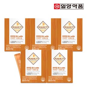 프라임 효소 카무트 브랜드밀 30포 5박스 / 고구마맛 카뮤트 발효 분말 유산균 비타민C