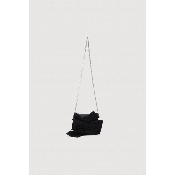 Pearl Chain Ribbon Bag (black) LXBAX26410BKX