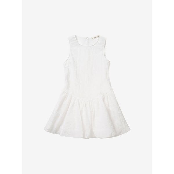 Volume Mini Dress (White)
