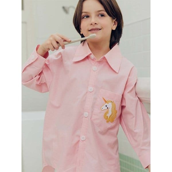 23SPR  NUCL UNICORN PINK OVERFIT SHIRT