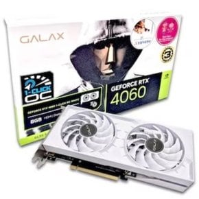 갤럭시 GALAX 지포스 RTX 4060 WHITE OC D6 8GB 그래픽카드