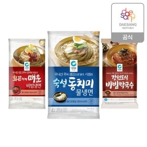 동치미물냉면(4인분) + 비빔냉면(2인분) 2종 2개 골라담기 (총 8인분)