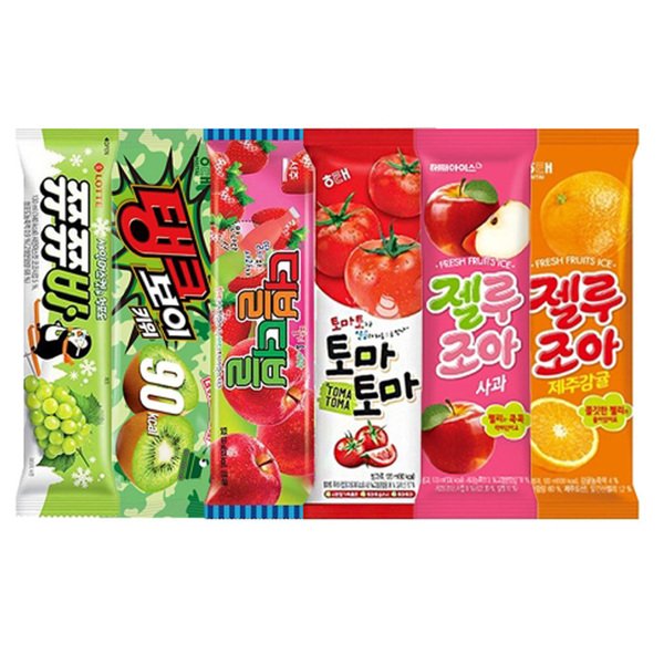 과일 쭈쭈바 쮸쮸바 6종 18개 세트 토마토마 탱크보이 주물러 젤루조 - SSG.COM