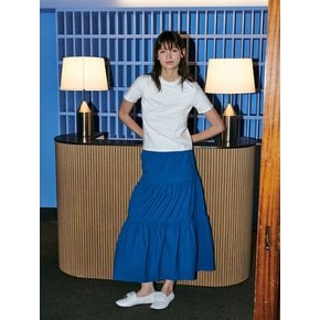 Cancan Long Skirt Blue