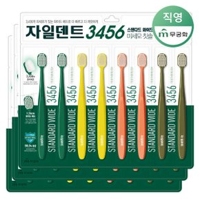 자일덴트 3456 스탠다드 와이드 미세모 칫솔(8개입) x 3개 (총 24개)