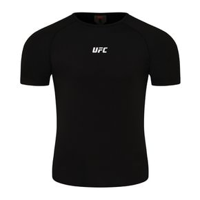 UFC 프로 머슬핏 반팔 티셔츠  블랙 U4SSU3105BK