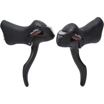  영국 시마노 기어 변속레버 SHIMANO Tourney STA073 Gear/Brake Lever Set Road 3x7Speed 블랙 2