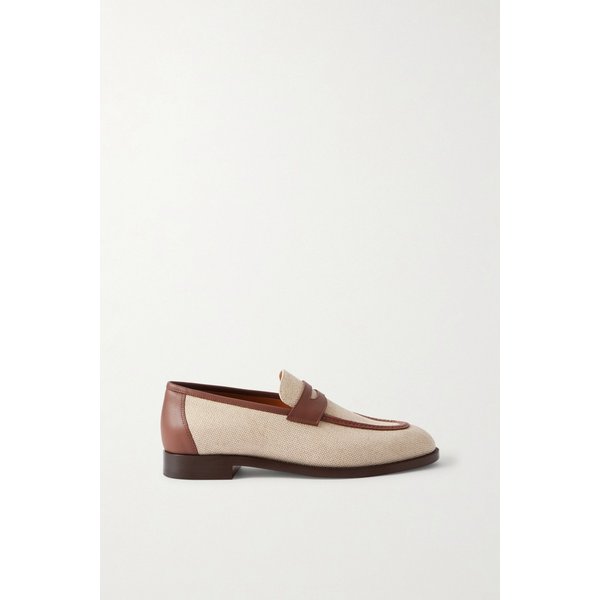 세르지오 가죽 트리밍 캔버스 로퍼 46376663162893138