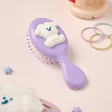 BUTTER(버터) [버터샵] 키치팝 멍솜이 헤어브러쉬 미니 라벤더