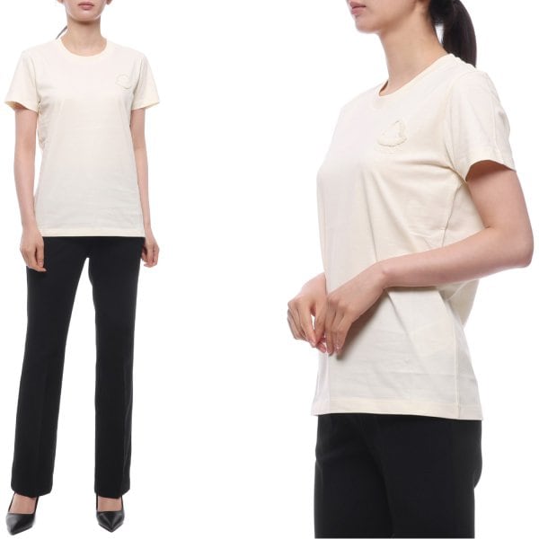 [부산점] 26SS 여성 로고 자수 반팔티셔츠 (8C00061 89AUO 034 26S)