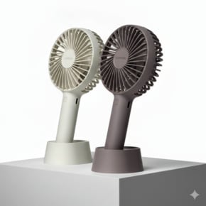 휴대용 무선 선풍기 FAN PRO 4 2 개입 - 크림화이트+핑키시그레이