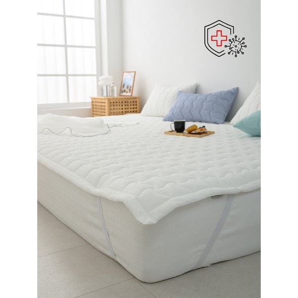 항균탈취 시어서커 써니 여름 시원 패밀리 침대패드 200/220/260/300
